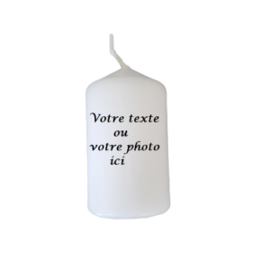 Bougie de 11cm à personnaliser