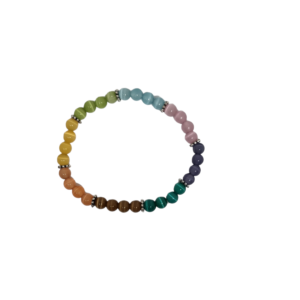 Bracelet oeil de chat 6mm multicolore 3