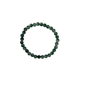 Bracelet oeil de chat 6mm vert foncé